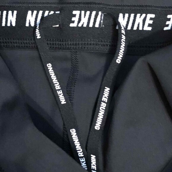 New NIKE Dri-fit Speed 7/8 Running Leggings Black M - Picture 7 of 8
